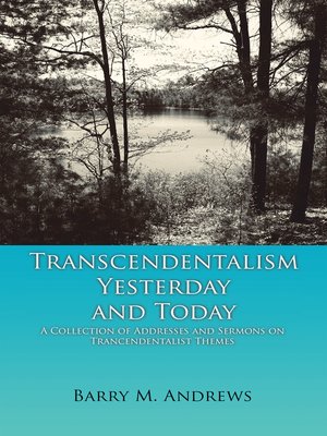 cover image of Transcendentalism Yesterday and Today